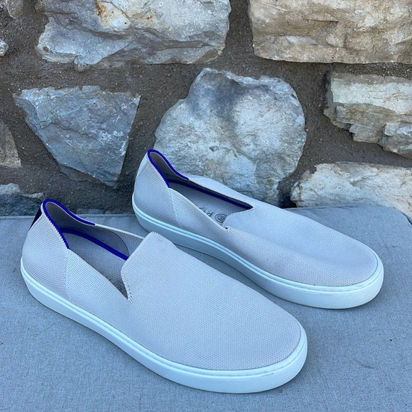 Rothy's Cream and Blue Slip-On Loafers size 9.5 - Picture 8 of 8